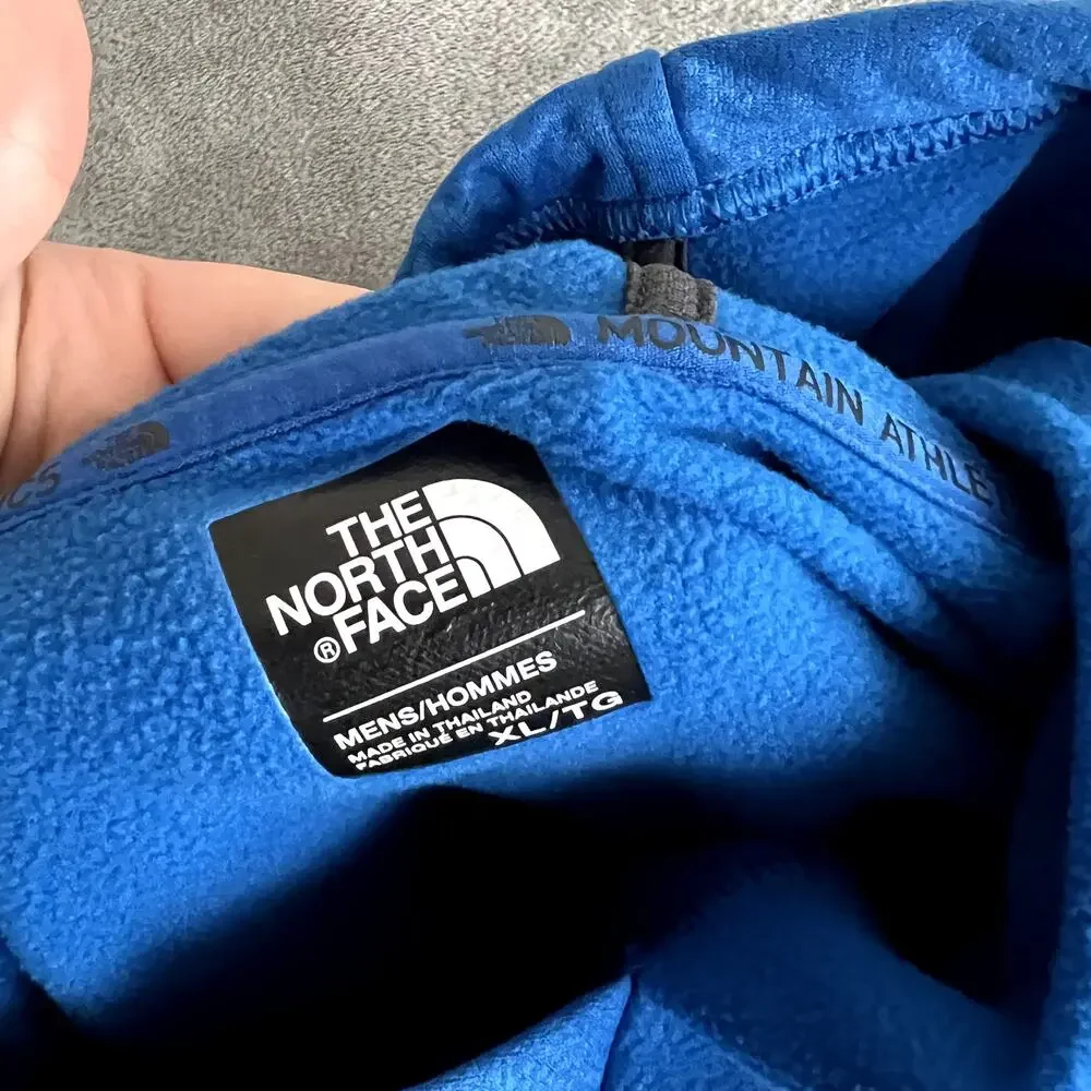 The North Face Ampere Pullover‎ Hoodie Sweatshirt Mens XL Blue Fleece